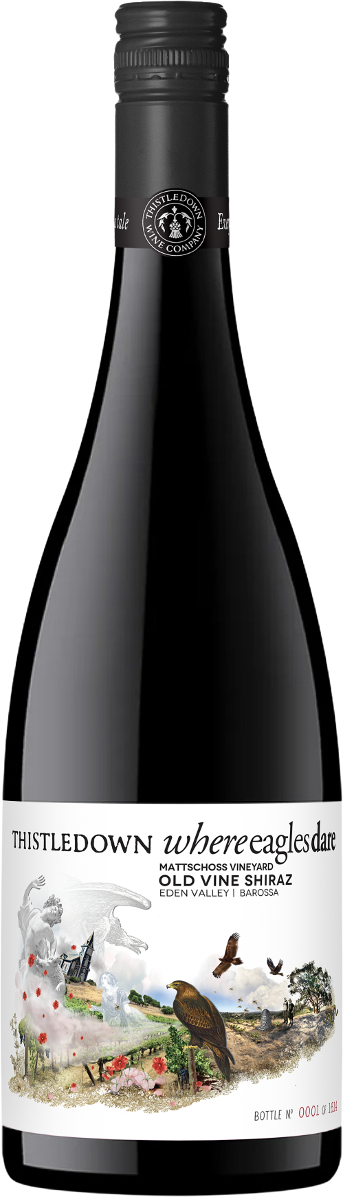 Thistledown Wines Where Eagles Dare Mattschoss Vineyard Shiraz 2025 bottle - Eden Valley